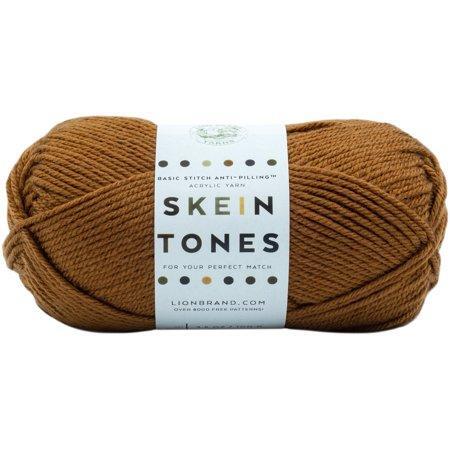 Lion Brand Basic Stitch Anti Pilling Yarn Skein Tones Truffle